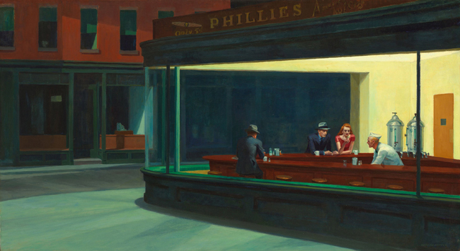Nighthawks. Edward Hopper, 1942
