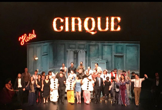 �Tres Sombreros de Copa�/ �Three Top Hats�. A circus opera based in Miguel Mihura�s 1932 theater play �Tres Sombreros de Copa�